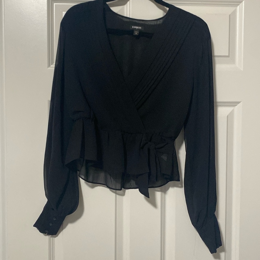 Express Black Blouse